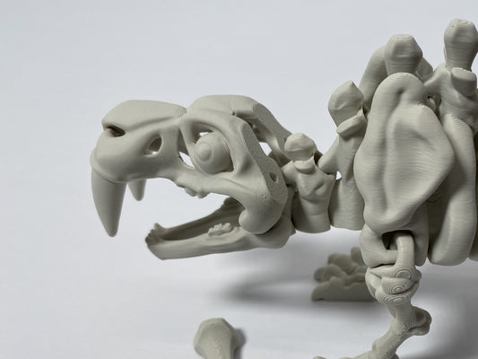 Flexi Factory Articulating Saber Tooth Skeleton