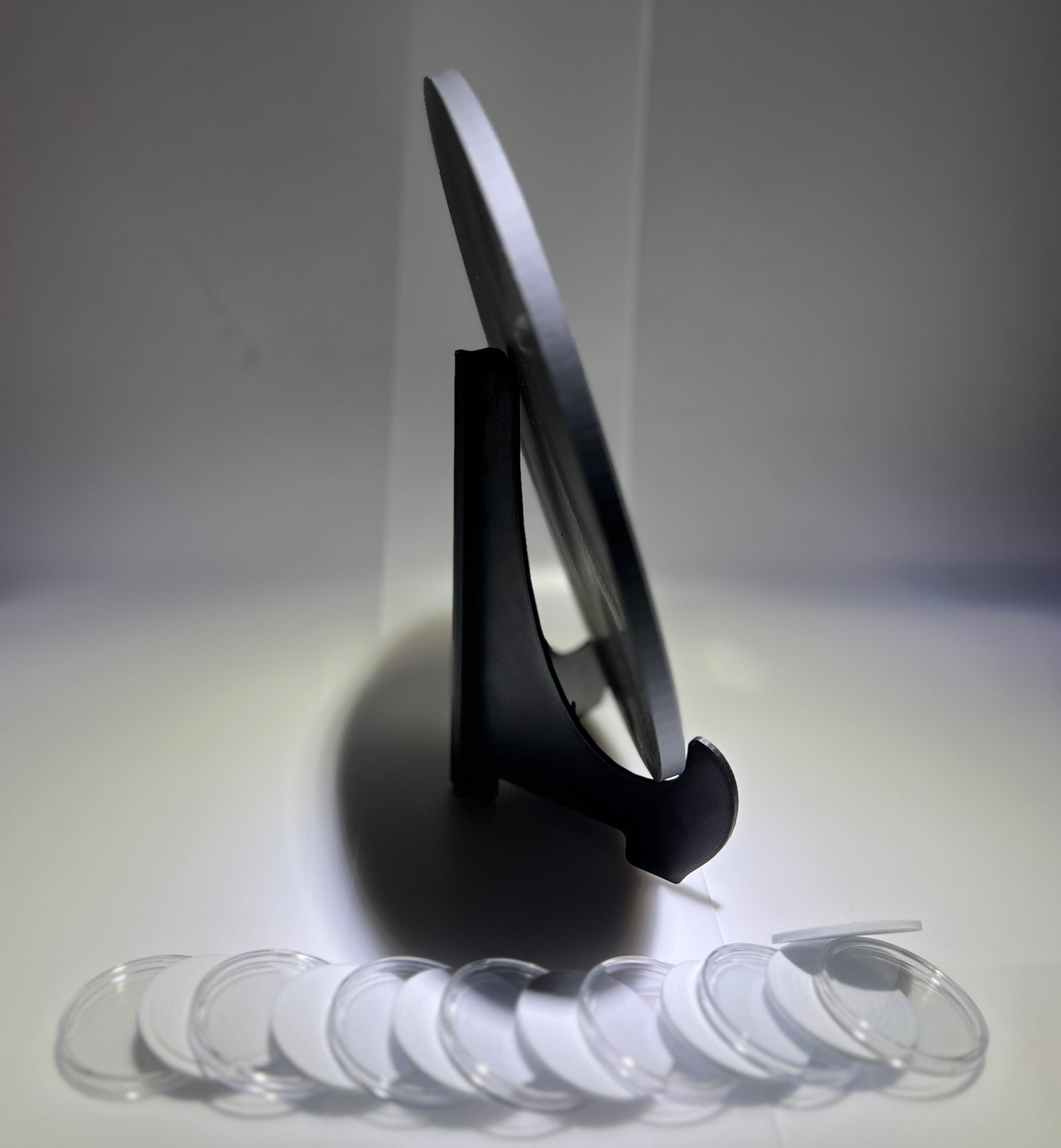 8 Hole Coin Collection Plate with Adjustable Gasket for 19/21/25/30/40mm