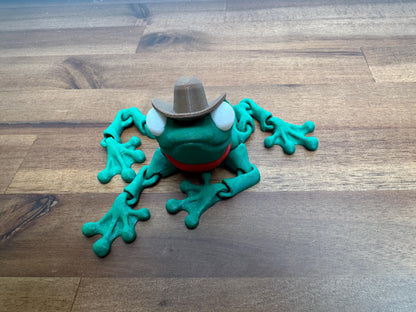 Cowboy Frog 3D Print Articulated