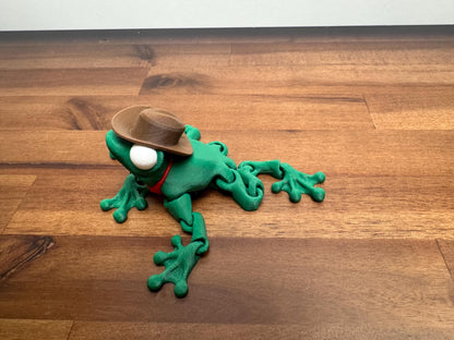 Cowboy Frog 3D Print Articulated