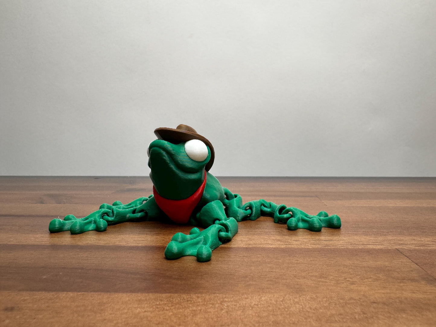 Cowboy Frog 3D Print Articulated