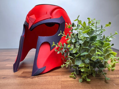 Magneto Helmet Planter 3D print