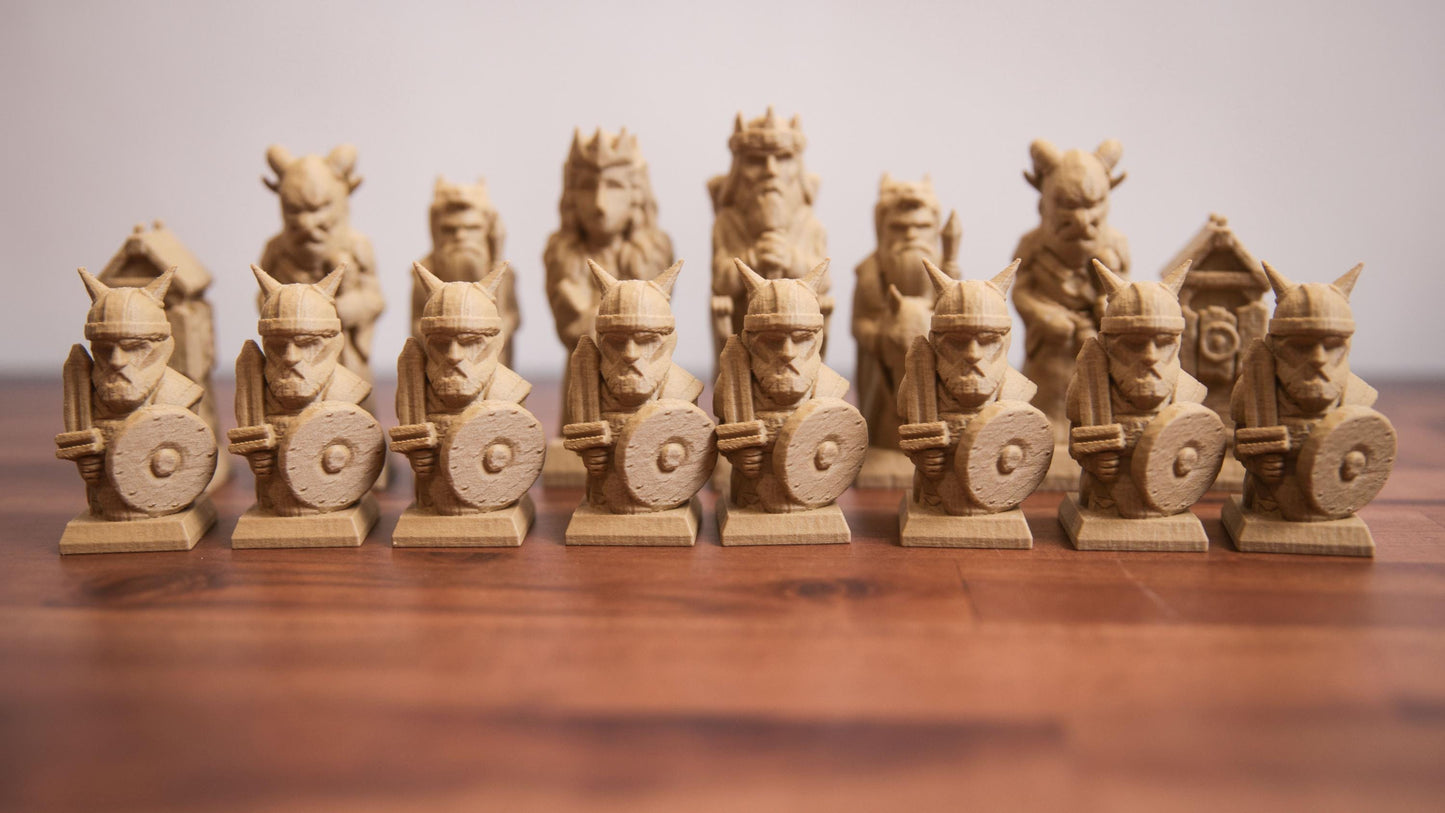 Viking Chess Set (board not included)