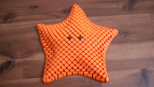 Flexi Starfish, articulated 3D printed