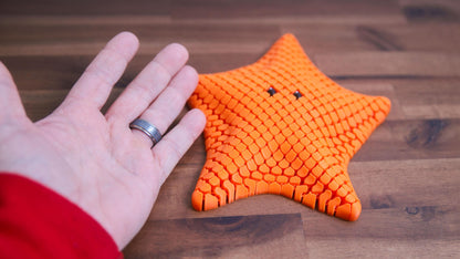 Flexi Starfish, articulated 3D printed